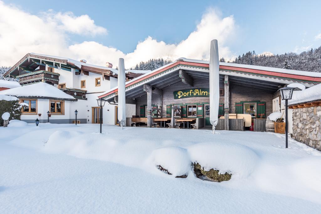 Pension Restaurant Dorfalm Leogang Extérieur photo