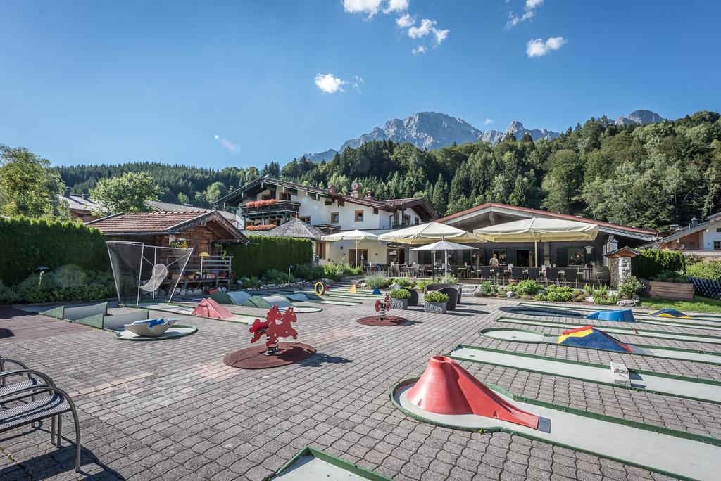 Pension Restaurant Dorfalm Leogang Extérieur photo